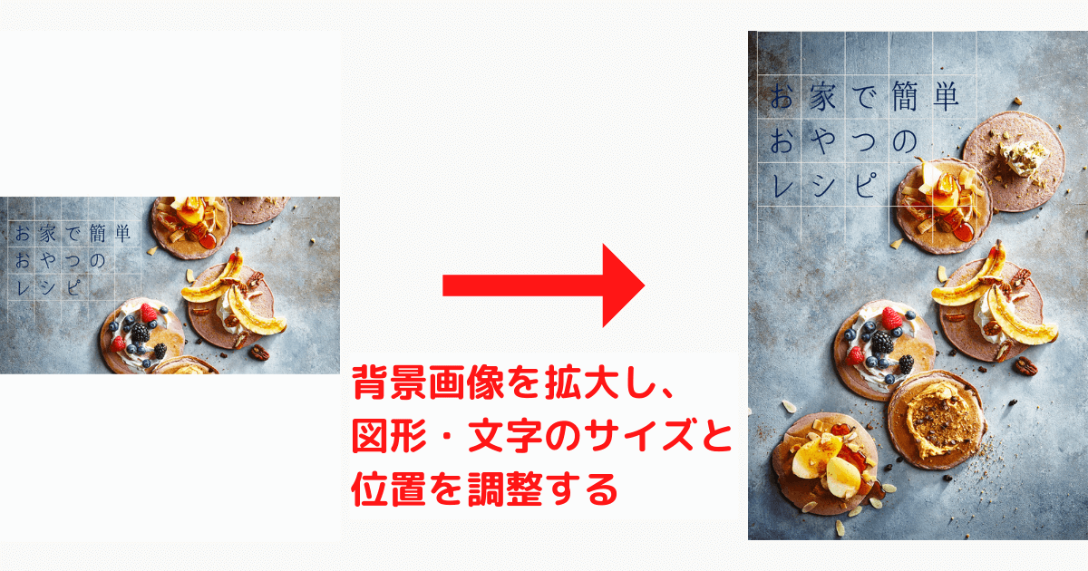 画像や文字を調整する方法