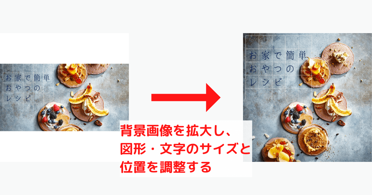 画像や文字を調整する方法