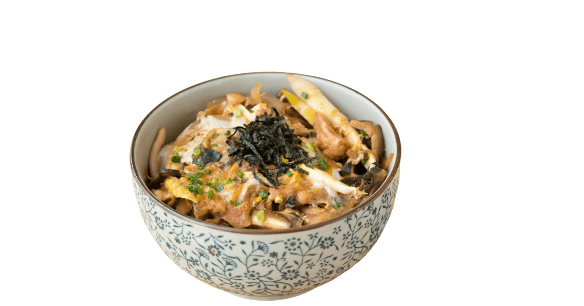 背景が消えたどんぶり画像